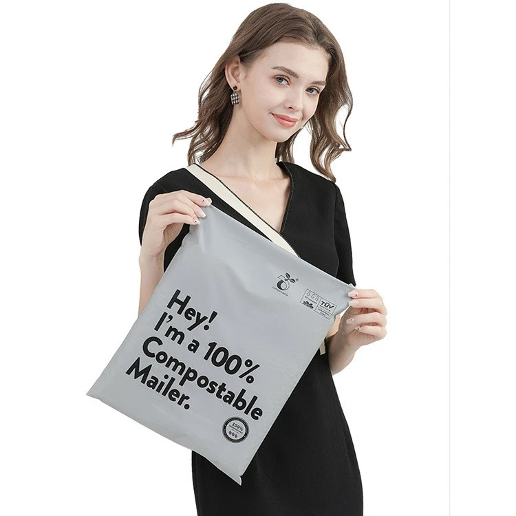 Biodegradable Courier Bags Colorful Mailing Bag PLA Custom Shipping Bags With Logo